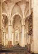 Pieter Jansz Saenredam The Buurkerk at Utrecht oil painting reproduction